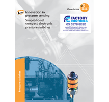 IFM PK Series Pressure Switches datasheet