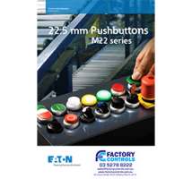 Eaton M22 series pushbuttons datasheet